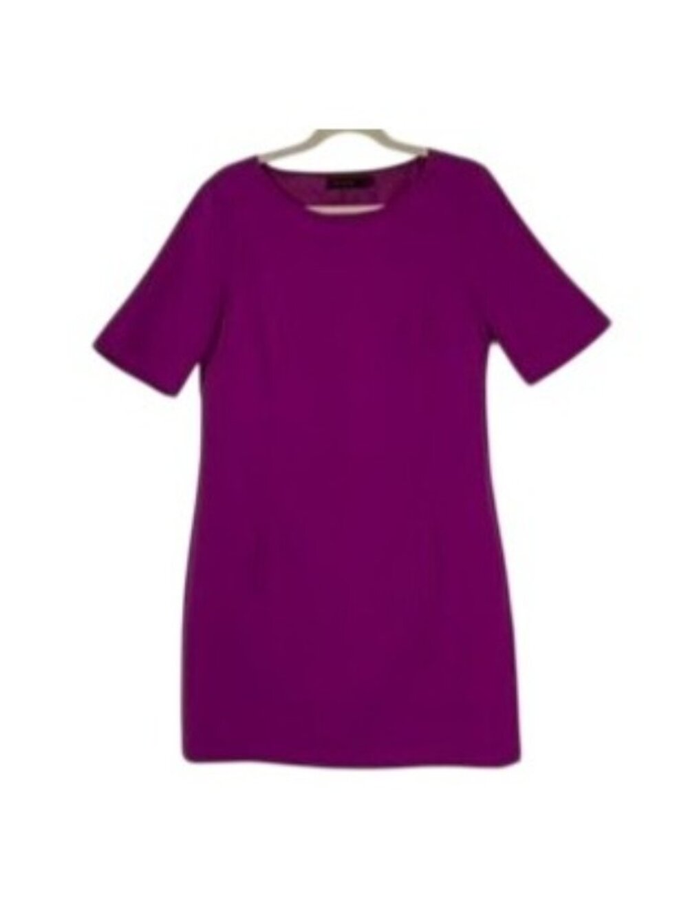 The Limited Magenta Sheath Dress Size 8 Short Sleeve Lined Work Office Pockets